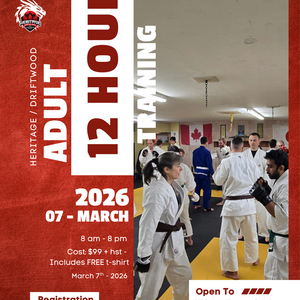 Adult 12 Hour Martial Arts Training event